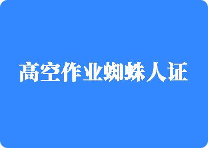 装女生我要操屄高空作业蜘蛛人证